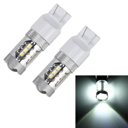 Car LED Reversing Lights Pair For Turn Signals Everyday Use - compact LED reversing and turn signal bulbs for improved rear visibility and easy installation
