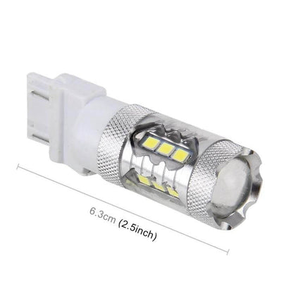 Car LED Reversing Lights Pair For Turn Signals Everyday Use - compact LED reversing/turn signal bulb, 6.3cm, easy-install for improved rear visibility