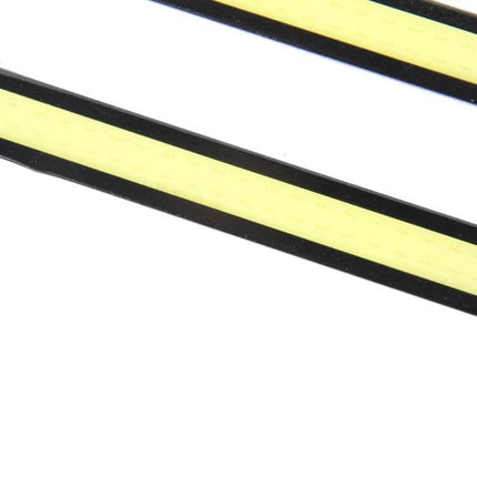 2 Pack COB Car DRL Daytime Running Lights For Daytime Visibility - yellow and white slim LED COB strips for improved daytime vehicle visibility