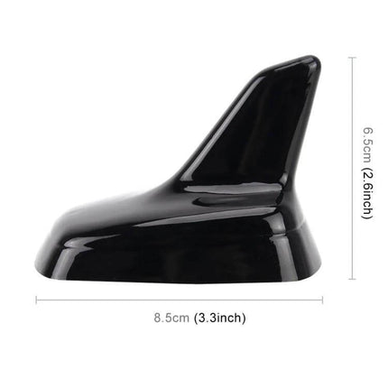 Short 6.5cm Car Antenna Aerial for Improved Radio Reception compact black shark-fin antenna for better AM/FM signal on cars