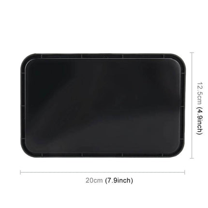 Multi-Purpose Car Dashboard Anti-Slip Mat for Securing Devices – black rectangular anti-slip pad 20cm x 12.5cm shown