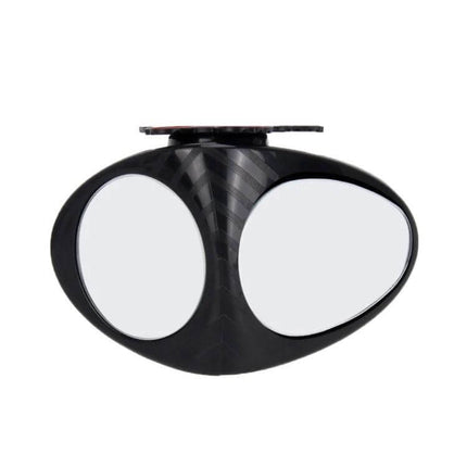 Right Side Blind Spot Assistant Mirror for Cars in Black and White mounted lower left side mirror for improved front wheel and lane visibility