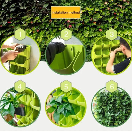 PP Planter Wall Hanging Pot For Indoor Gardens And Herbs