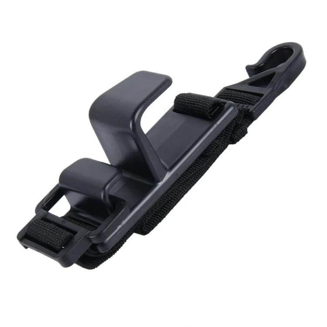 Shunwei Adjustable Car Headrest Hook for Hanging Bags and Groceries - durable ABS hook with adjustable strap for organizing bags in car