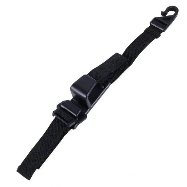 Shunwei Adjustable Car Headrest Hook for Hanging Bags and Groceries - black ABS strap hook for hanging bags, groceries and bottles, supports up to 6kg