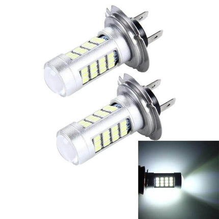 LED Car Fog Light Bulbs, Bright White For Fog Lamps - pair of slim adjustable LED replacement bulbs for fog lamps, energy-efficient bright white light