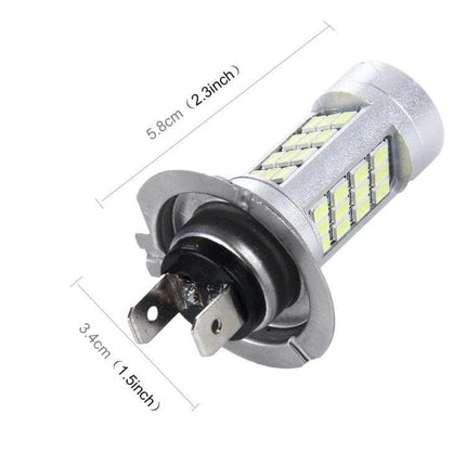 LED Car Fog Light Bulbs, Bright White For Fog Lamps - slim adjustable bracket 33-LED replacement bulb, energy-efficient automotive fog lamp upgrade