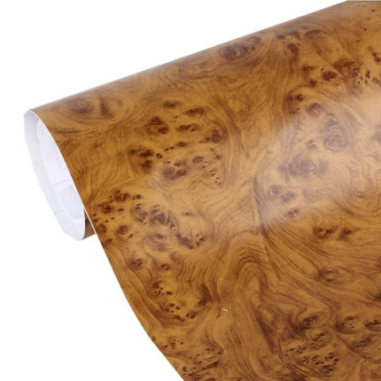 High Gloss Carbon Fiber Vinyl Wrap for Vehicle and Home Surfaces on burl wood-effect vinyl roll for durable scratch protection and aesthetic upgrades