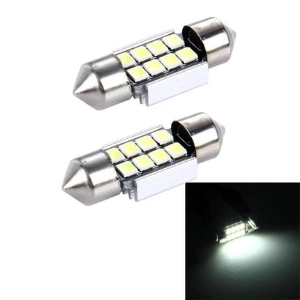 Car Dome Lamp LED Reading Light 31mm For Vehicle Interior – dual 31mm aluminum alloy LED bulbs for dome/read lights, bright white cabin illumination