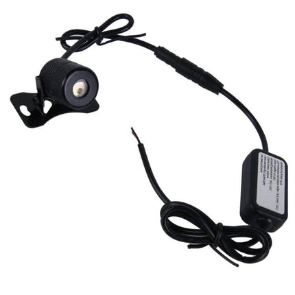 Car And Motorcycle Rear Alarm With Six Pattern Laser Fog Light compact black laser module with wiring harness and bracket for rear visibility enhancement