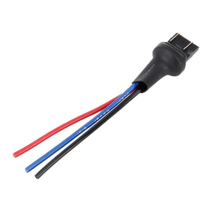 T20 7443 Bulb Holder Base Socket With Wire For Car Lights replacement socket with three wires for LED tail and turn signal upgrades