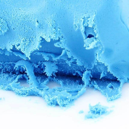 Car Detailing Clay Bar for Easy Surface Cleaning bright blue clay texture lifting contaminants from car paintwork