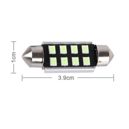 2-Pack Car Dome LED Reading Lights, 39mm for Car Interior Use - 39mm LED festoon bulb with aluminum shell for dome/map reading