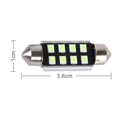 Car Dome LED Reading Light 36mm for Interior Lighting compact 6-SMD LED 36mm CANBUS aluminum alloy dome lamp