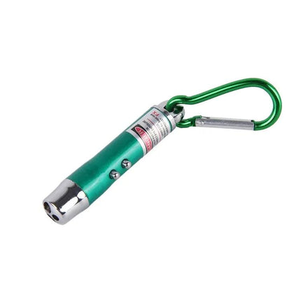 Compact Keychain LED Flashlight for Everyday Illumination and Detection