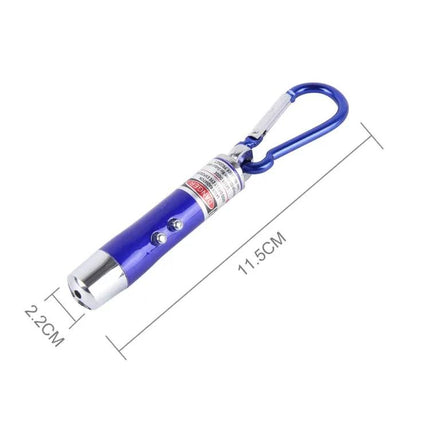 Compact Keychain LED Flashlight for Everyday Illumination and Detection