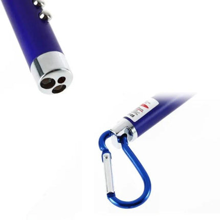 Compact Keychain LED Flashlight for Everyday Illumination and Detection