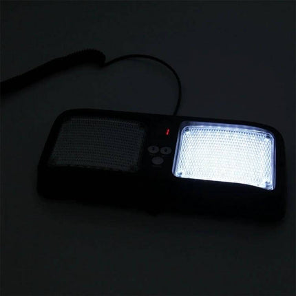 LED Car Warning Light Waterproof For Emergency Roadside Use — dual waterproof 86-LED sunshade-mounted emergency signal with 12 flash patterns