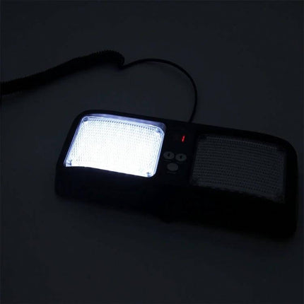 LED Car Warning Light Waterproof For Emergency Roadside Use - bright 86-LED dual lamp mounted on sunshade for roadside emergencies