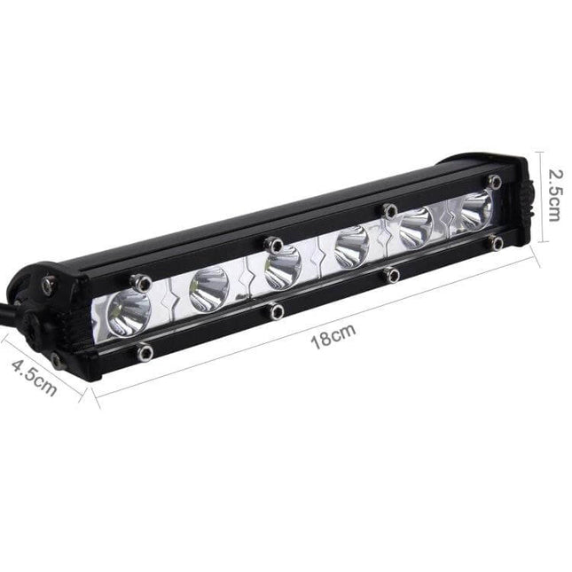 LED Spot Light 30 Degree Adjustable For Vehicles And Boats black 18W Cree 6x3W compact 30° spot beam adjustable angle