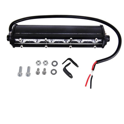 LED Spot Light 30 Degree Adjustable For Vehicles And Boats - 18W black Cree 30° beam bar with mounting hardware