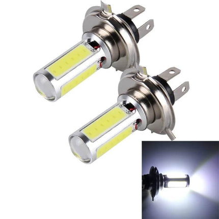 LED Car Fog Lights 6000K White, Easy Install, 12V, 2 Pack - slim adjustable bracket 2-pack LED fog bulbs for improved visibility (6000K)