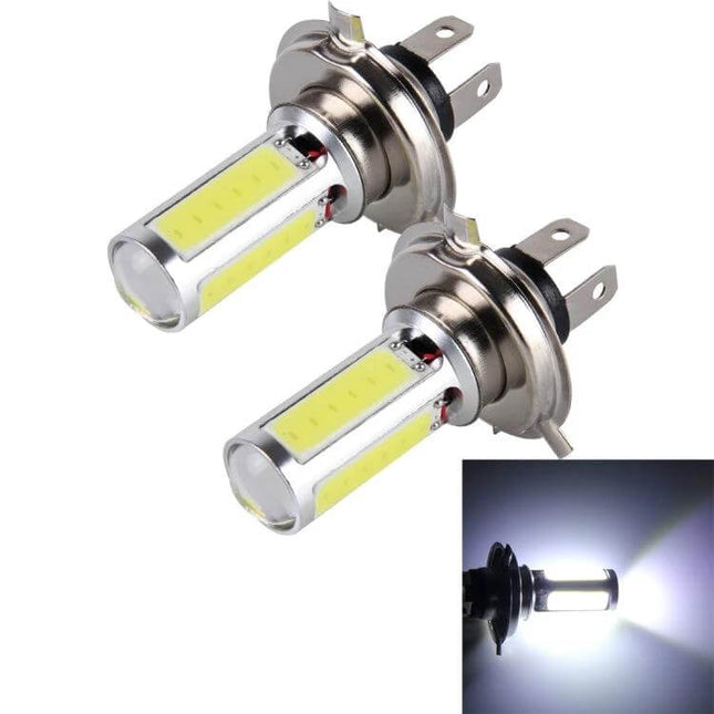 LED Car Fog Lights 6000K White, Easy Install, 12V, 2 Pack - slim adjustable bracket 2-pack LED fog bulbs for improved visibility (6000K)