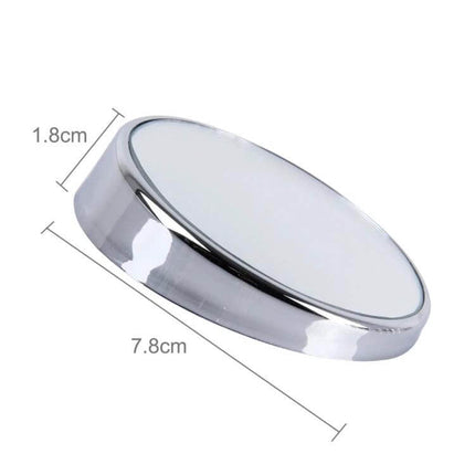 Wide Angle Blind Spot Mirror for Improved Car Visibility - 7.8cm round adhesive convex mirror with slim 1.8cm profile for safer lane changes