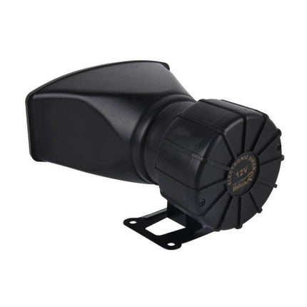 Comfort Wheels Car Air Horn with Multiple Emergency Sounds 60W black vehicle horn with mounting bracket