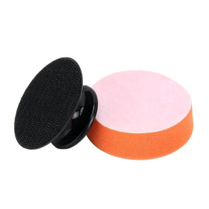 Round High-Density Car Polishing Sponge for Vehicle Cleaning - round high-density foam polishing pad and backing plate for buffing cars