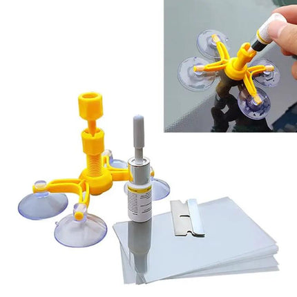 Handy Kit for Repairing Car Windshield Chips in Daily Use