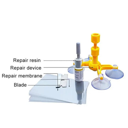 Handy Kit for Repairing Car Windshield Chips in Daily Use