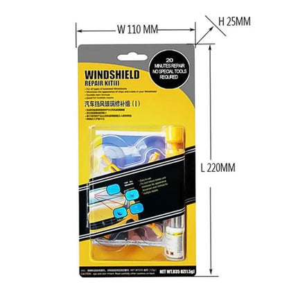 Handy Kit for Repairing Car Windshield Chips in Daily Use