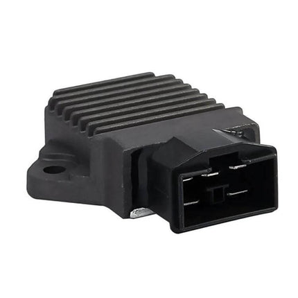Voltage Regulator Rectifier Replacement For Honda CB400 - black heat-sink regulator with 4-pin connector for CB400 and similar models