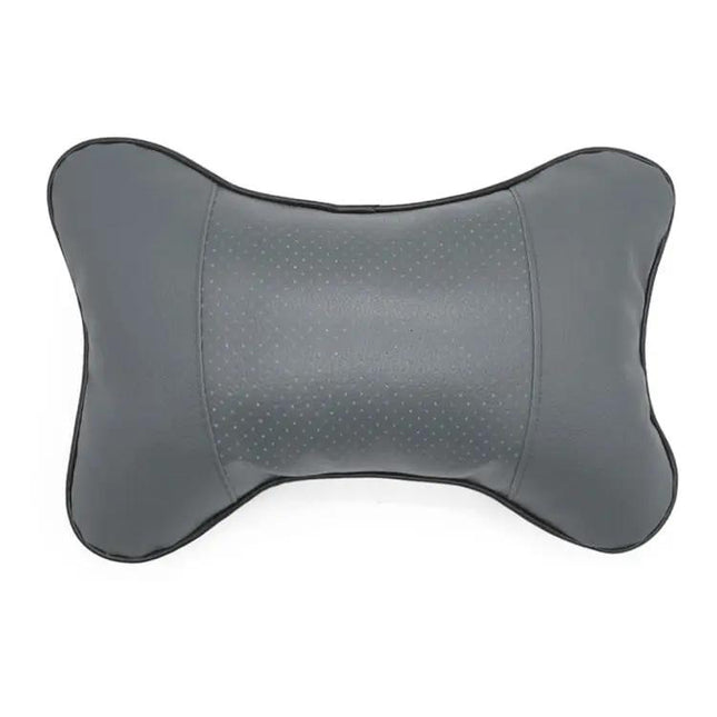 Comfortable Breathable Leather Car Neck Pillow for Travel Use