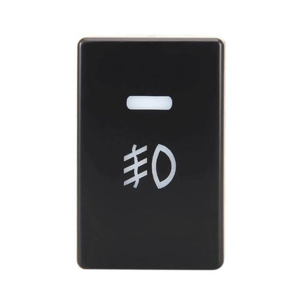 Honda Fit Fog Light On Off Button Switch Without Cable - black rectangular fog light switch with indicator light