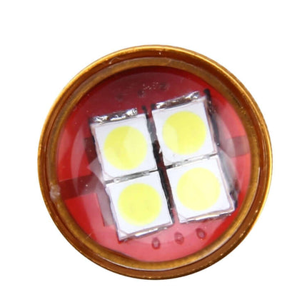 High-Intensity LED Motorcycle Headlight for Night Visibility close-up of 4-LED bulb array showing high-luminance night beam