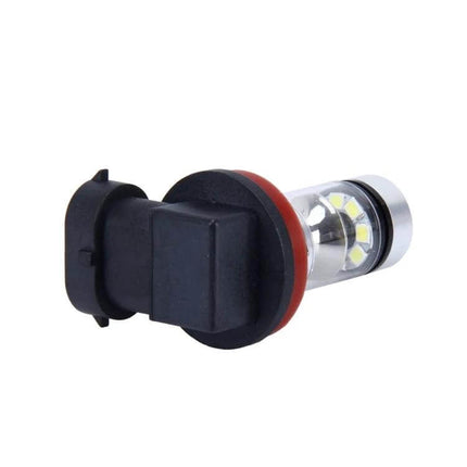 2-Pack LED Car Fog Lights For Everyday Driving Cool White – compact LED fog bulb showing cool white diodes and rubber gasket