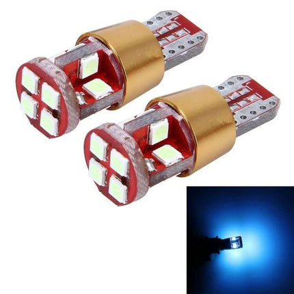 2 Pack T10 3W Car Clearance Light For Ground Vehicles - pair of LED clearance bulbs for trucks, trailers, ATVs with blue illumination