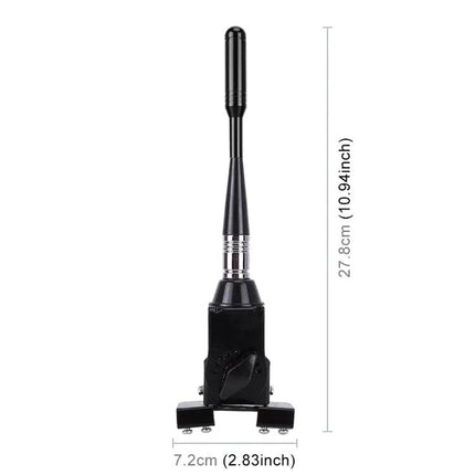 Modified Car Antenna Aerial for AM/FM Radio and Decoration