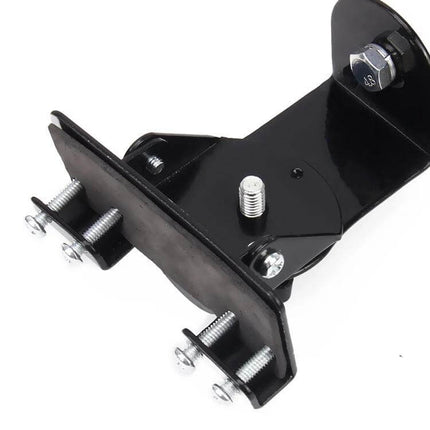 Modified Car Antenna Aerial for AM/FM Radio and Decoration - black metal mount bracket with bolts for vehicle exterior installation