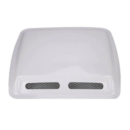 Decorative Car Body Sticker for Vehicle Enhancement - white vent-style hood decal for car doors or hoods, lightweight non-permanent personalization