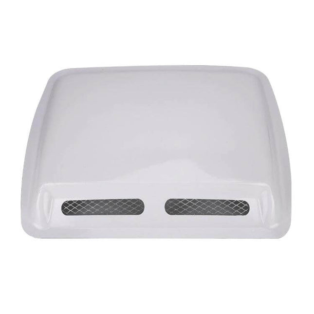 Decorative Car Body Sticker for Vehicle Enhancement - white vent-style hood decal for car doors or hoods, lightweight non-permanent personalization