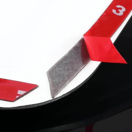 Decorative Car Body Sticker for Vehicle Enhancement showing adhesive backing being peeled for easy at-home installation