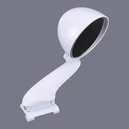Adjustable Auxiliary Rear View Mirror for Cars in White showing white clip-on adjustable blind spot mirror