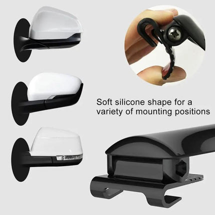 Adjustable Auxiliary Rear View Mirror for Cars in White | Syndmart
