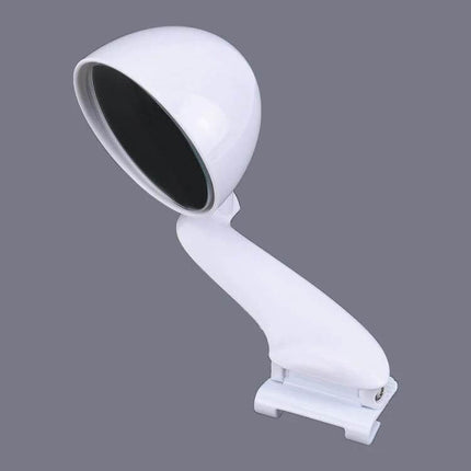 Car Blind Spot Mirror with Adjustable Angle for Vehicles — white adjustable-angle clip-on blind spot mirror for safer lane changes and parking