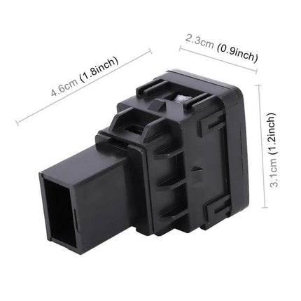 Car Fog Light Switch With Cable For Sylphy Easy Install - black retrofit fog light switch with connector cable, fits standard panel hole