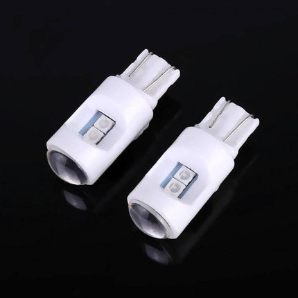 Car Reading Lamp With Projector Lens Light 2 Pack Bundle - compact ceramic 32x12mm car reading lamps for night driving and passenger reading