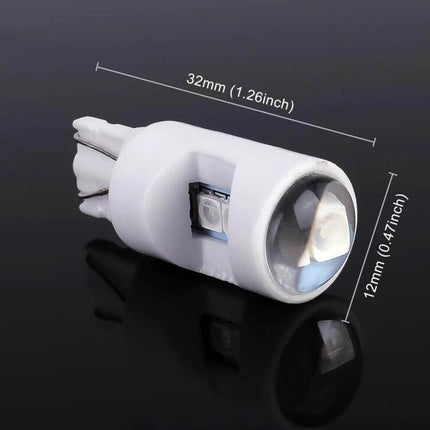 Car Reading Lamp With Projector Lens Light 2 Pack Bundle - compact 32x12mm ceramic car reading lamp with projector lens for night reading
